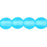 Czech Round Beads 4mm Matte - Aquamarine