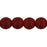 Czech Round Beads 4mm Matte - Ruby
