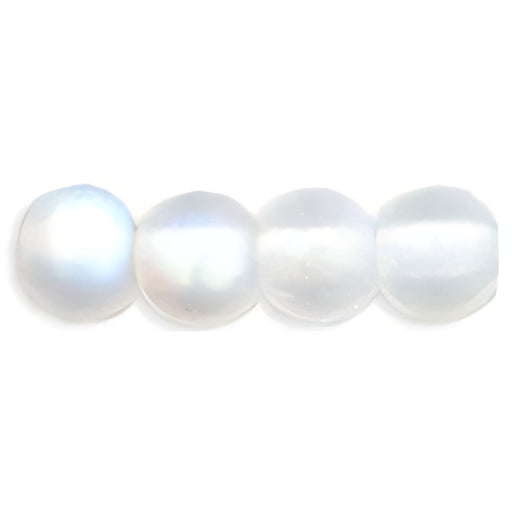 Czech Round Beads 4mm Matte - Crystal AB
