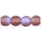 Czech Round Beads 4mm Matte - Amethyst AB