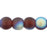 Czech Round Beads 4mm Matte - Ruby AB