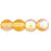 Czech Round Beads 4mm Dk Topaz AB