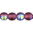 Czech Round Beads 4mm Amethyst AB