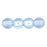 Czech Round Beads 4mm Lt Sapphire AB