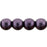 Czech Round Beads 6mm ColorTrends: Saturated Metallic Tawny Port (50pcs)
