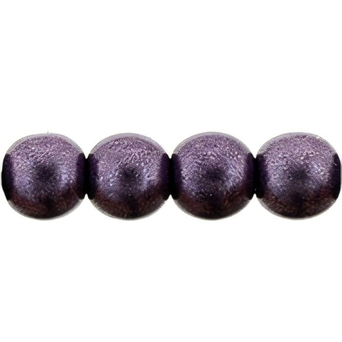 Czech Round Beads 6mm ColorTrends: Saturated Metallic Tawny Port (50pcs)