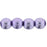 Czech Round Beads 6mm ColorTrends: Saturated Metallic Ballet Slipper (50pcs)