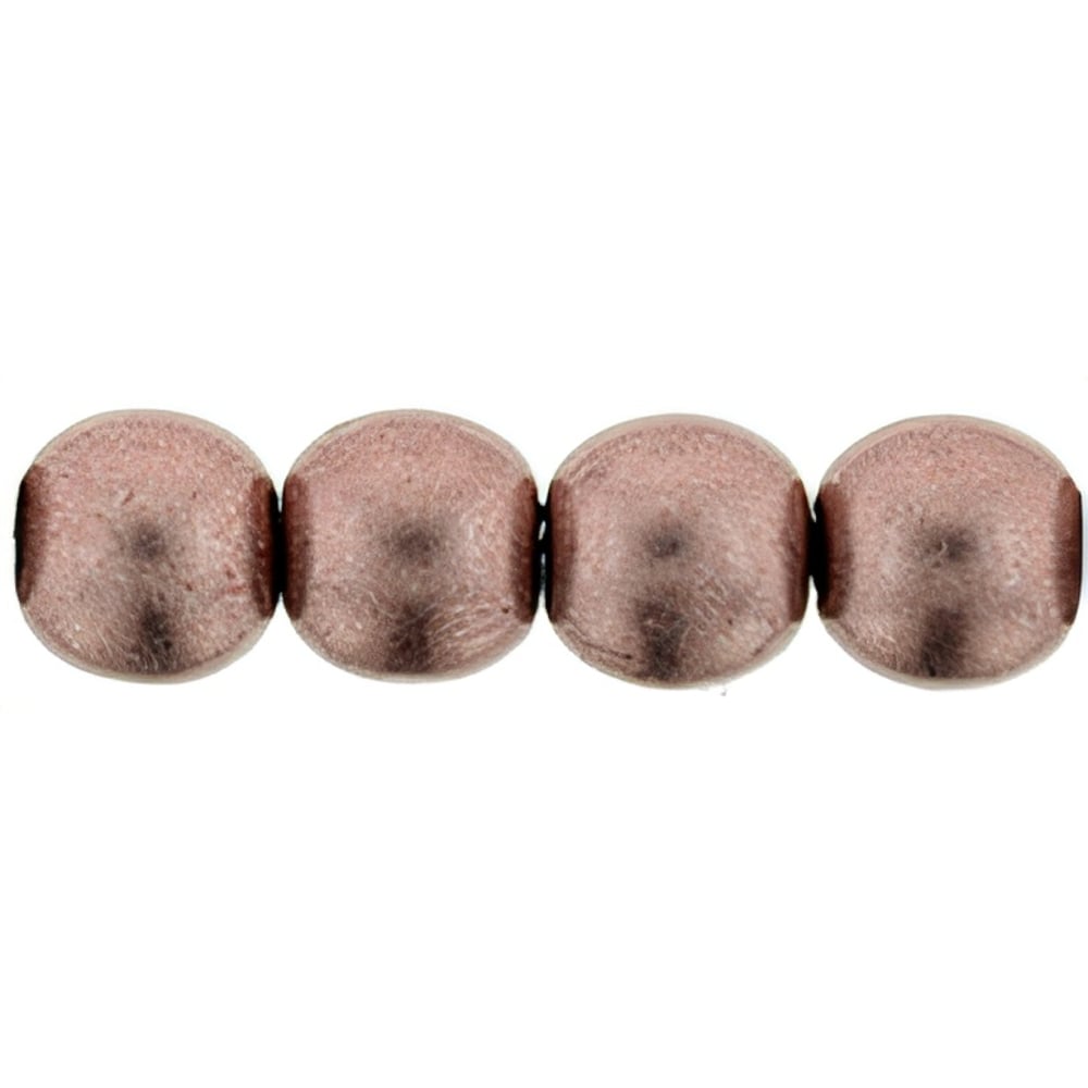 Czech Round Beads 6mm ColorTrends: Saturated Metallic Butterum (50pcs)