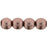 Czech Round Beads 6mm ColorTrends: Saturated Metallic Butterum (50pcs)