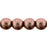 Czech Round Beads 6mm ColorTrends: Saturated Metallic Autumn Maple (50pcs)