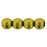 Czech Round Beads 6mm ColorTrends: Saturated Metallic Meadowlark (50pcs)