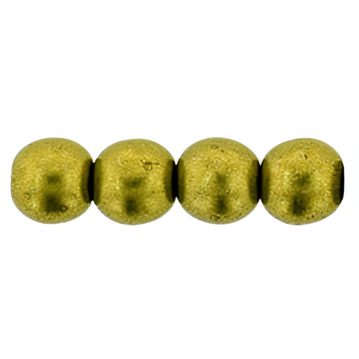 Czech Round Beads 6mm ColorTrends: Saturated Metallic Meadowlark (50pcs)