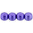 Czech Round Beads 6mm ColorTrends: Saturated Metallic Ultra Violet (50pcs)