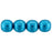 Czech Round Beads 6mm ColorTrends: Saturated Metallic Quetzal Green (50pcs)