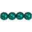 Czech Round Beads 6mm ColorTrends: Saturated Metallic Forest Biome (50pcs)