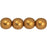 Czech Round Beads 6mm ColorTrends: Saturated Metallic Hazel (50pcs)