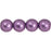 Czech Round Beads 6mm ColorTrends: Saturated Metallic Grapeade (50pcs)