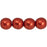 Czech Round Beads 6mm ColorTrends: Saturated Metallic Cranberry (50pcs)