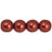 Czech Round Beads 6mm ColorTrends: Saturated Metallic Merlot (50pcs)