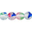 Czech Round Beads 6mm Crystal/Color (50pcs)