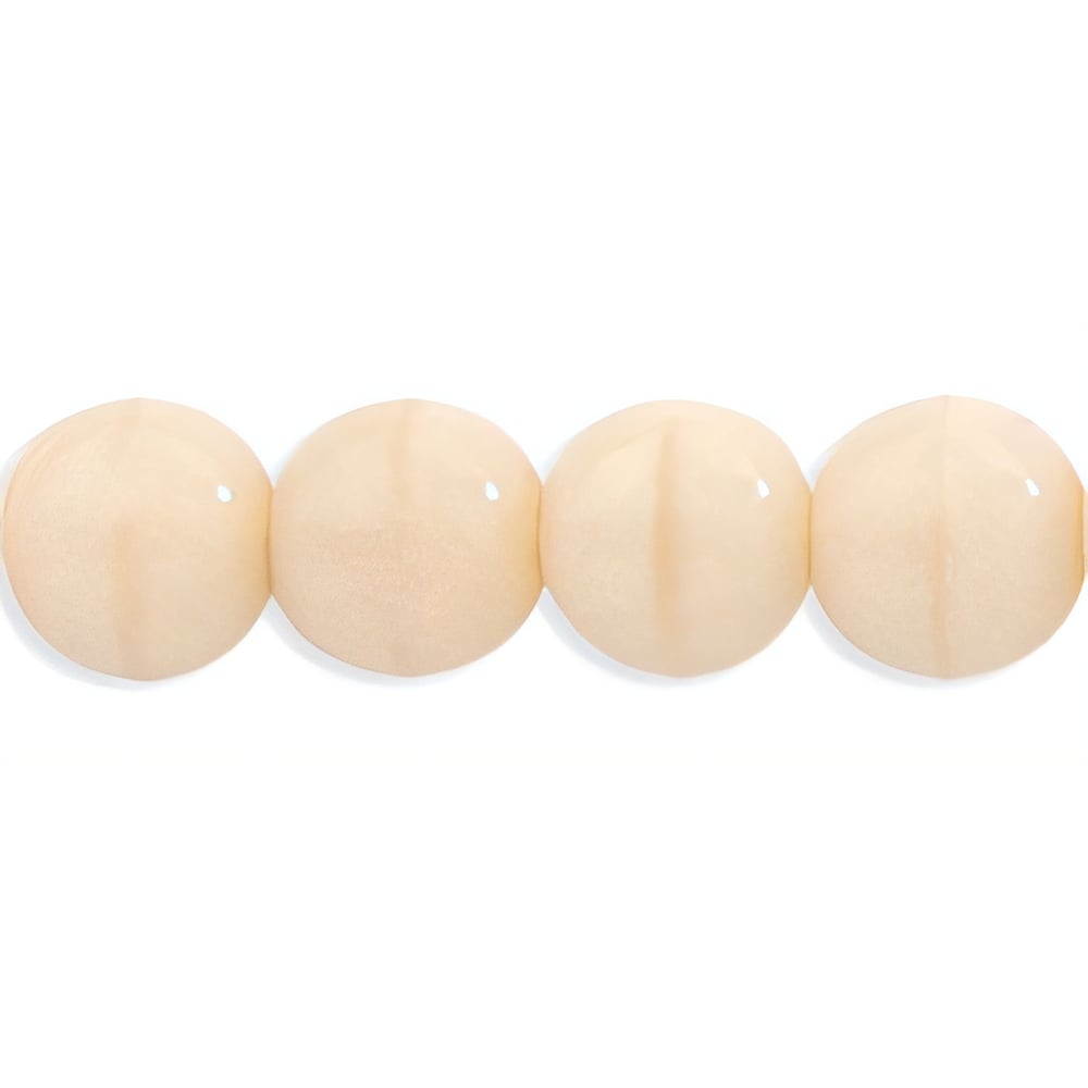 Czech Round Beads 6mm Opaque Lt Beige (50pcs)
