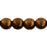 Czech Round Beads 6mm Dk Bronze (50pcs)