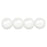 Czech Glass Pearls 6mm Snow (25pcs)