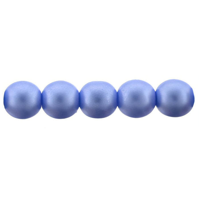Czech Glass Pearls 6mm Baby Blue (25pcs)