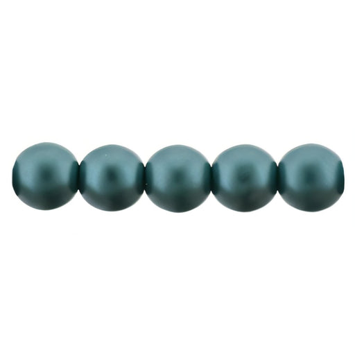 Czech Glass Pearls 6mm Teal (50pcs)