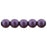 Czech Glass Pearls 6mm Purple Velvet (25pcs)