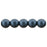 Czech Glass Pearls 6mm Steel Blue (25pcs)