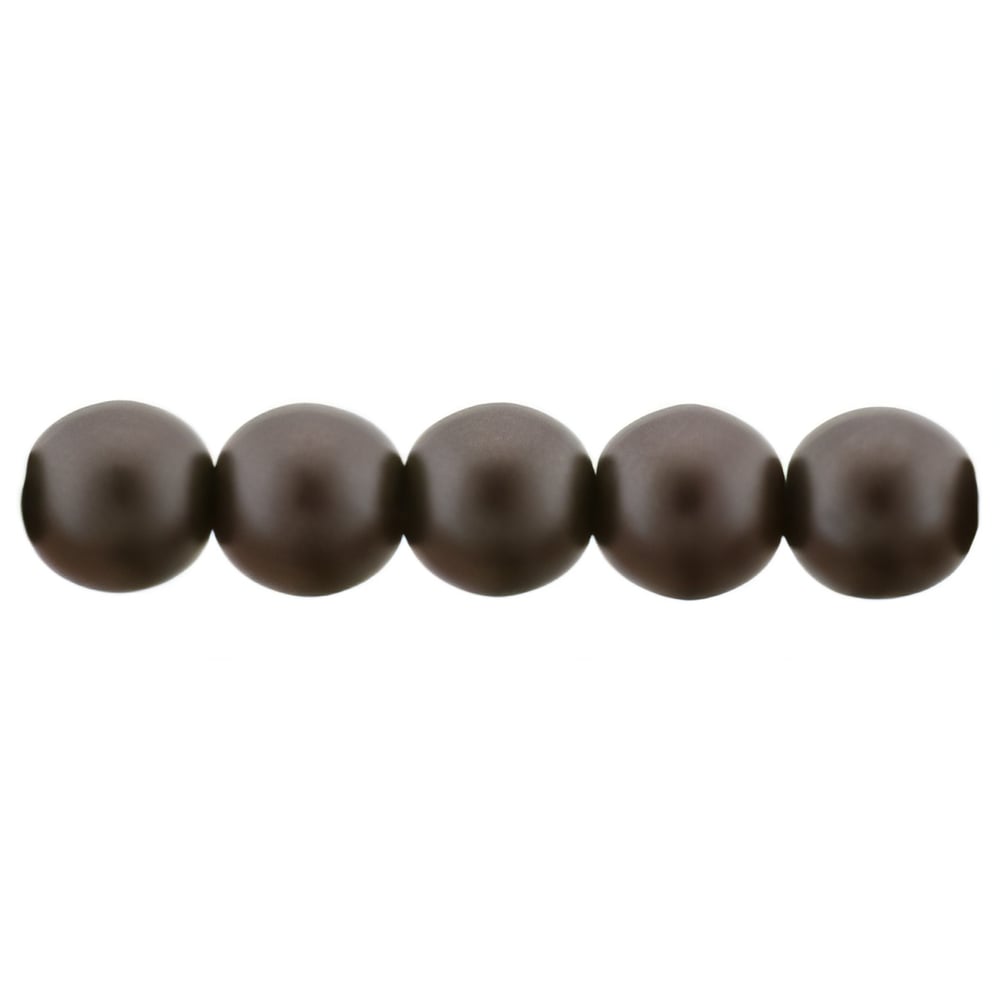Czech Glass Pearls 6mm Bistre (25pcs)