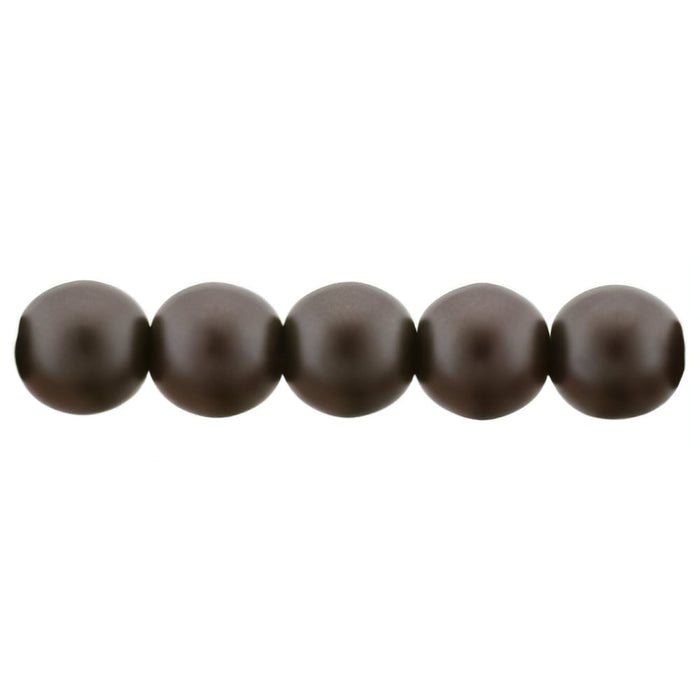 Czech Glass Pearls 6mm Bistre (25pcs)