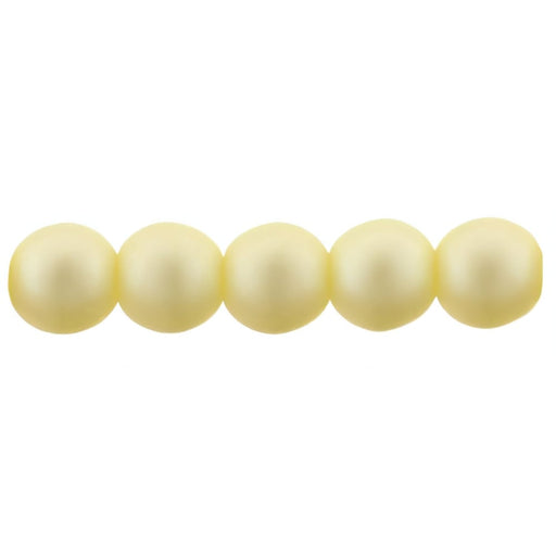 Czech Glass Pearls 6mm Cream (25pcs)