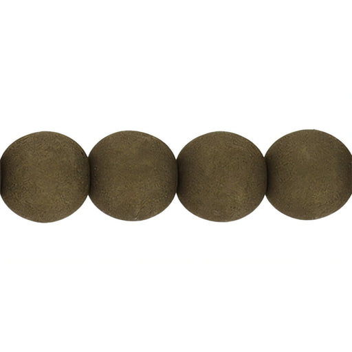 Czech Round Beads 6mm Mossy Bark (50pcs)