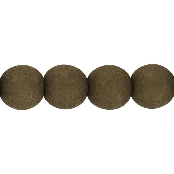 Czech Round Beads 6mm Mossy Bark (50pcs)
