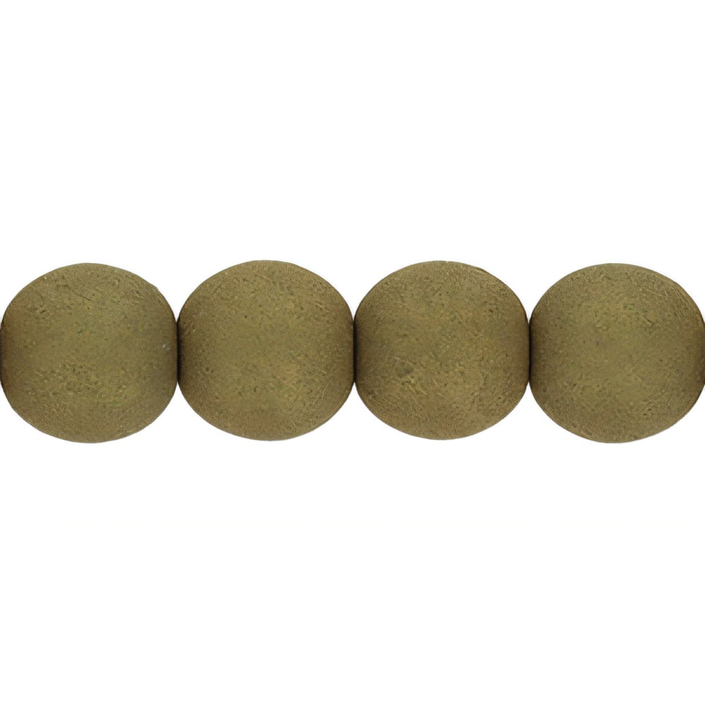 Czech Round Beads 6mm Dark Sage (50pcs)