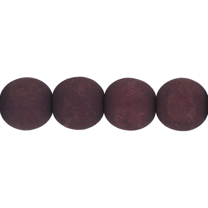 Czech Round Beads 6mm Deep Plum (50pcs)