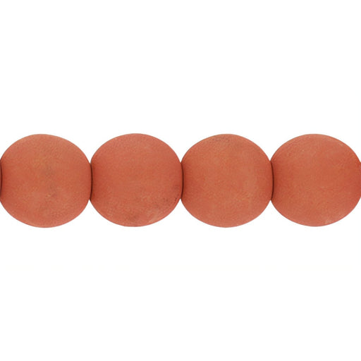 Czech Round Beads 6mm Terracotta Blaze (50pcs)