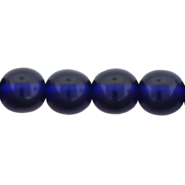 Czech Round Beads 6mm Cobalt (50pcs)