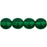 Czech Round Beads 6mm Green Emerald (50pcs)