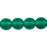 Czech Round Beads 6mm Emerald (50pcs)