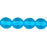 Czech Round Beads 6mm Aquamarine (50pcs)