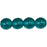Czech Round Beads 6mm Viridian (50pcs)