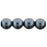 Czech Pearl Coat - Round 6mm Pearl - Storm (25pcs)