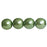 Czech Pearl Coat - Round 6mm Pearl - Sage Green (50pcs)