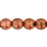 Czech Round Beads 6mm Luster - Rose/Gold Topaz (50pcs)