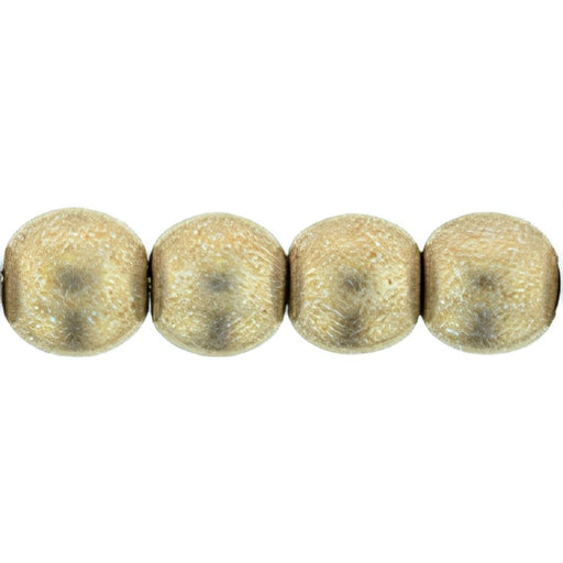 Czech Round Beads 6mm ColorTrends: Saturated Metallic Hazelnut (50pcs)