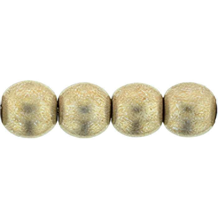 Czech Round Beads 6mm ColorTrends: Saturated Metallic Hazelnut (50pcs)