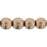 Czech Round Beads 6mm ColorTrends: Saturated Metallic Pale Dogwood (50pcs)